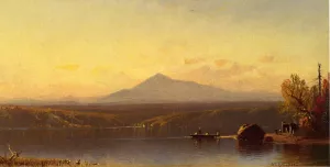 On Walkin Pond, New Hampshire by Alfred Thompson Bricher Oil Painting