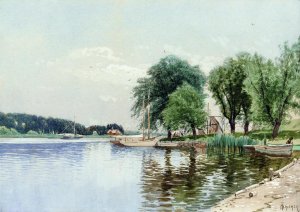 Rockaway Beach, Long Island by Alfred Thompson Bricher Oil Painting