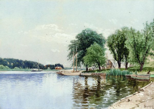 Rockaway Beach, Long Island by Alfred Thompson Bricher - Hand-Painted Oil Painting Reproduction