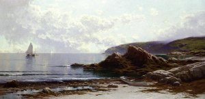 Sailing off the Coast Oil painting by Alfred Thompson Bricher