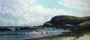 Sails off Grand Manan, New Brunswick by Alfred Thompson Bricher - Oil Painting Reproduction
