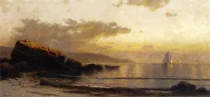 Sunset Coast Oil painting by Alfred Thompson Bricher