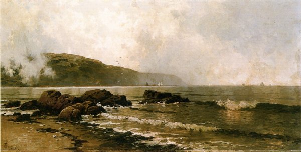 The Coast at Grand Manan by Alfred Thompson Bricher - Hand-Painted Oil Painting Reproduction