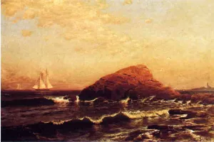The Lion Rock, Newport by Alfred Thompson Bricher Oil Painting
