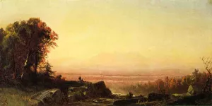 The Look-Out Point by Alfred Thompson Bricher - Oil Painting Reproduction