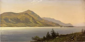 Tontue Mountain, Lake George also known as Tongue Mountain, Lake by Alfred Thompson Bricher - Oil Painting Reproduction