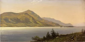 Tontue Mountain, Lake George also known as Tongue Mountain, Lake Oil painting by Alfred Thompson Bricher
