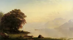 View Near Kingston New York by Alfred Thompson Bricher - Oil Painting Reproduction
