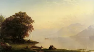 View Near Kingston New York Oil painting by Alfred Thompson Bricher