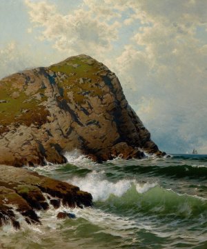 White Head, Monhegan by Alfred Thompson Bricher Oil Painting