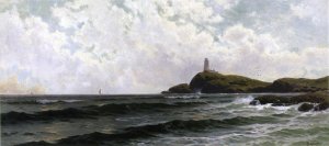 White Island Lighthouse, Isles of Shoals by Alfred Thompson Bricher Oil Painting