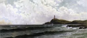 White Island Lighthouse, Isles of Shoals by Alfred Thompson Bricher Oil Painting