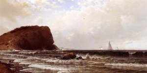 Whitehead, Casco Bay Oil painting by Alfred Thompson Bricher