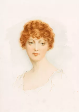 Female Head No. 1 Blonde Oil painting by Alfred Turner