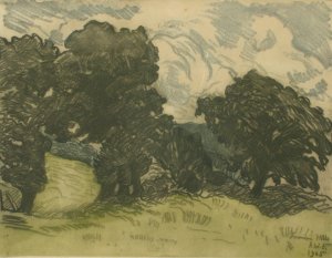 Laindon Hill II by Alfred William Finch Oil Painting