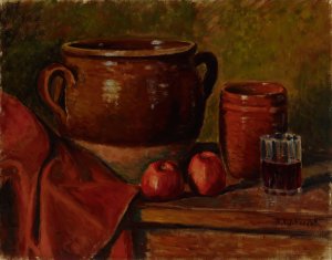 Still Life by Alfred William Finch Oil Painting