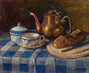 Still Life by Alfred William Finch Oil Painting