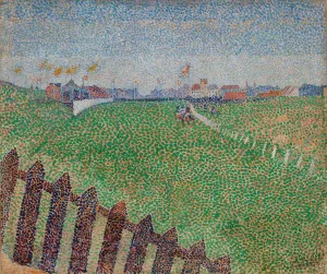 The Wellington Racecourse in Drizzle Oil painting by Alfred William Finch