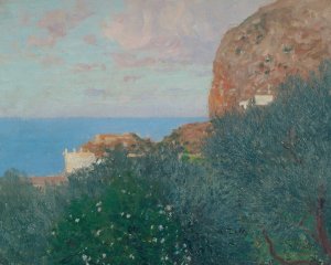 Capri by Alfred Zoff Oil Painting