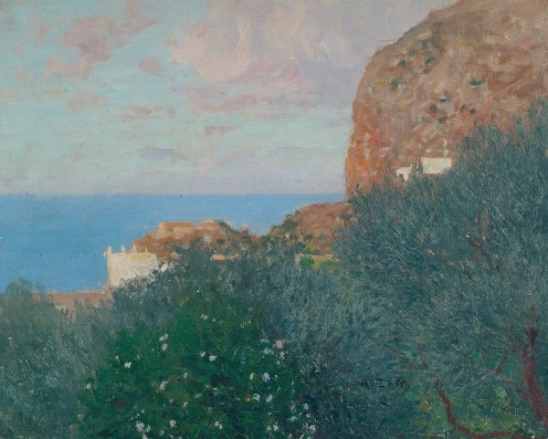 Main Product Photo of Capri  Painting by Alfred Zoff
