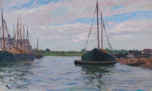 Chioggia by Alfred Zoff Oil Painting