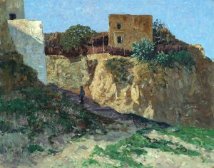 Forio d'Ischia by Alfred Zoff Oil Painting