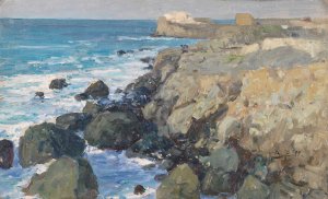 Kuste bei Forio auf Ischia by Alfred Zoff Oil Painting