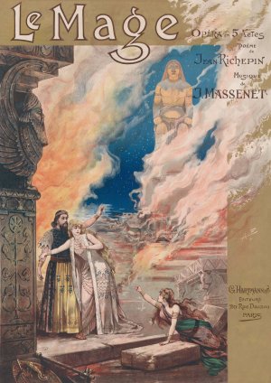 Jules Massenet - Le Mage by Alfredo Edel Colorno Oil Painting