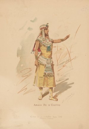 Amasi d'Egitto by Alfredo Edel Oil Painting