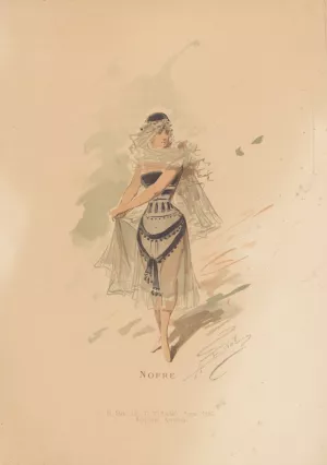 Nofre by Alfredo Edel Oil Painting