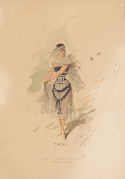 Nofre  by Alfredo Edel - Hand-Painted Oil Painting Reproduction