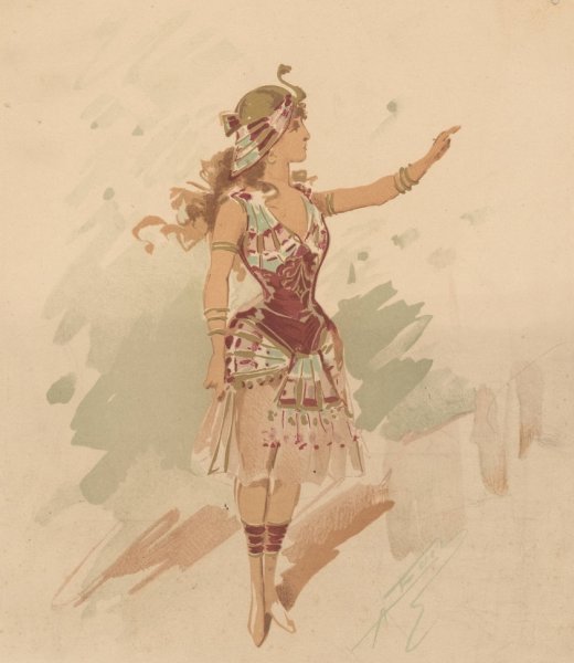 Rodope  by Alfredo Edel - Hand-Painted Oil Painting Reproduction
