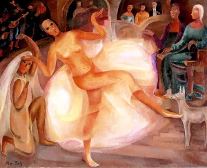 Dancer at the Palais by Alice Bailly Oil Painting