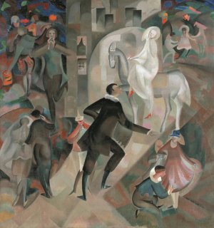 Fete Etrange by Alice Bailly Oil Painting