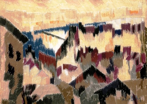 Main Product Photo of Geneva at Night Painting by Alice Bailly