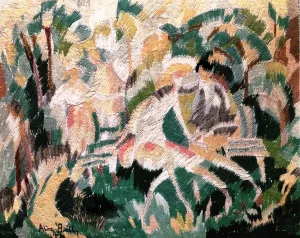 Green Spring painting by Alice Bailly