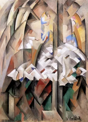 In the Chapel by Alice Bailly - Oil Painting Reproduction