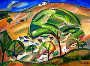 Landscape at Orsay also known as The Green Tree by Alice Bailly Oil Painting