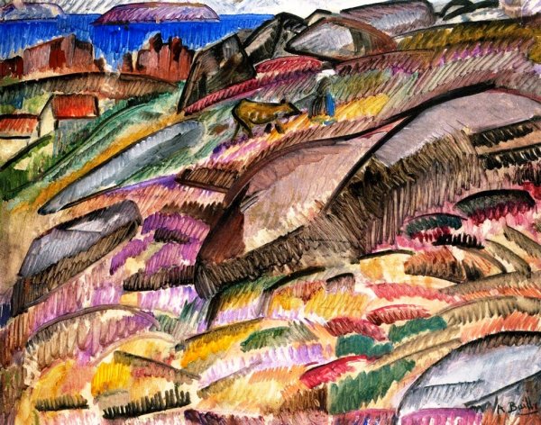 Landscape by Alice Bailly - Hand-Painted Oil Painting Reproduction