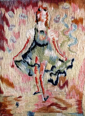 Little Girl Dancing by Alice Bailly Oil Painting