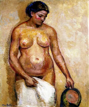 Nude with a Pitcher also known as Female Torso by Alice Bailly - Oil Painting Reproduction