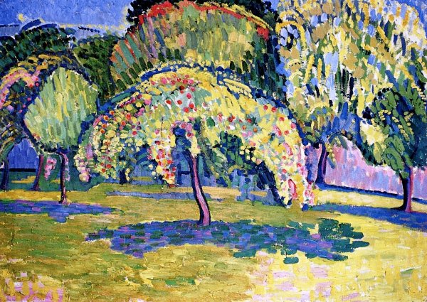 Main Product Photo of Orchard Ursenbach Painting by Alice Bailly