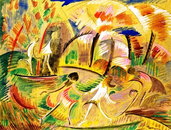 Main Product Photo of Pink Spring Painting by Alice Bailly