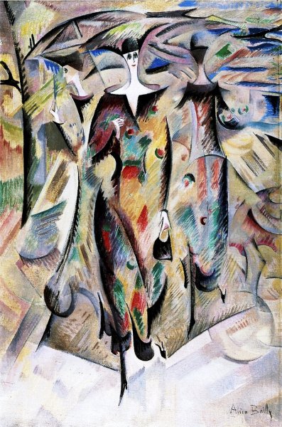 Main Product Photo of Portrait of Madame Hodler Painting by Alice Bailly