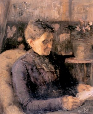 Portrait of my Mother by Alice Bailly Oil Painting