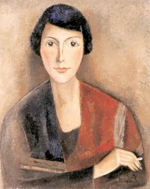 Portrait of Pernette Simone Schule painting by Alice Bailly