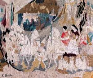 Procession by Alice Bailly Oil Painting