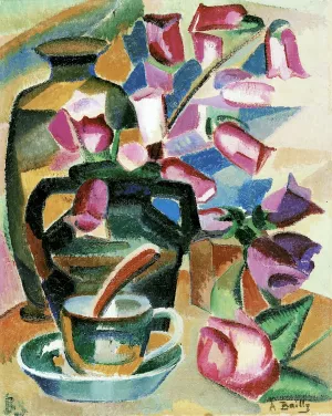 Still Life with Cup by Alice Bailly - Oil Painting Reproduction