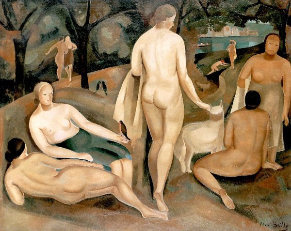 Main Product Photo of Summer Afternoon Painting by Alice Bailly