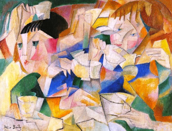 Main Product Photo of Tea Painting by Alice Bailly